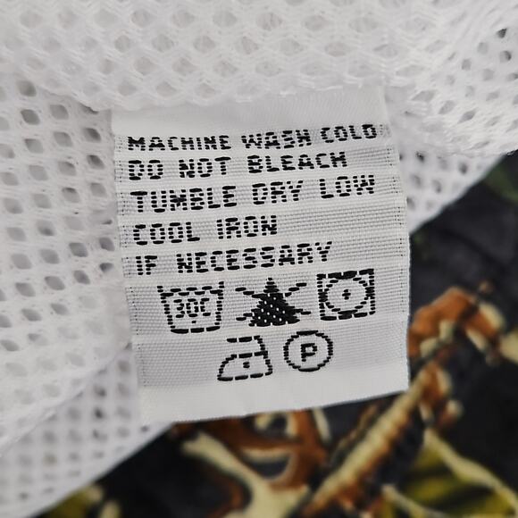 Tommy Bahama Green Tropical Jungle Swim Trunk Shorts | Men's Large - Picture 7 of 13